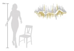 Sculpture Murale Métal Organism Of Time -Komar Boutique 32a5bba4c52645d290aed95a137f536b