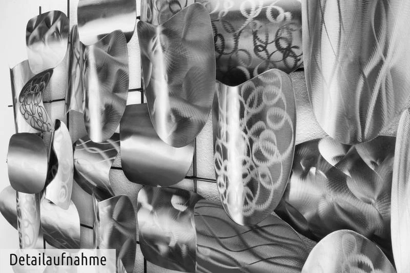 Sculpture Murale Métal Argent Armour 10 Sculpture Murale Métal Argent Armour – Image 8