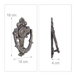 2x Heurtoirs De Porte Antiquité En Fonte -Komar Boutique 3a52fb0c40574c2c94c1f17ded1a3480