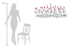 Sculpture Murale Métal Fleurs Enjouées -Komar Boutique 3d50144175a94ce38ab6a9dfae231186