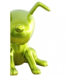 Statue Chien Assis Vert Métallisé H27cm -Komar Boutique 4185f0b28c6442e1931672c069188e30