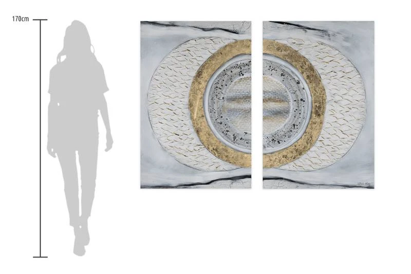 Tableau Peint à La Main Charming Duo 8 Tableau Peint à La Main Charming Duo – Image 6