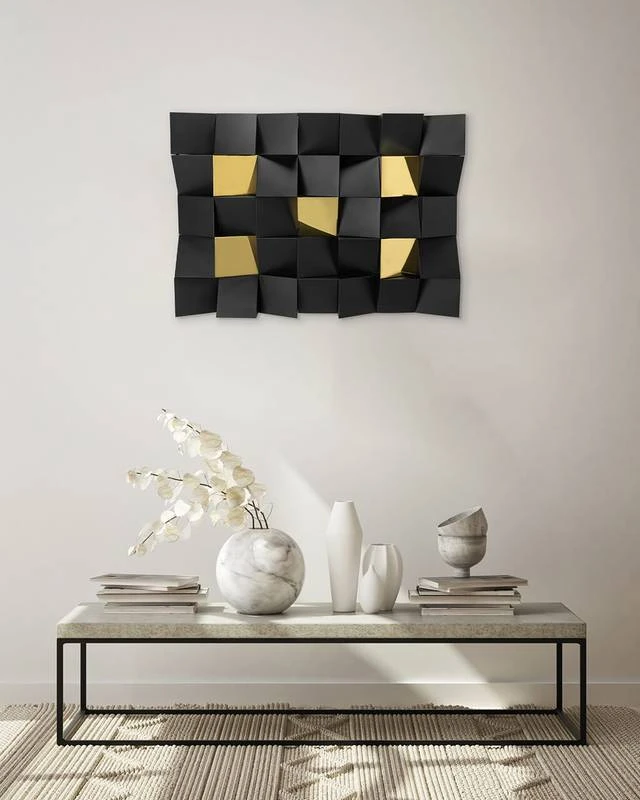 Sculpture Murale Métal Bright Night 5 Sculpture Murale Métal Bright Night – Image 3