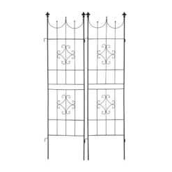 Set De 2 Grilles Tuteur En Métal