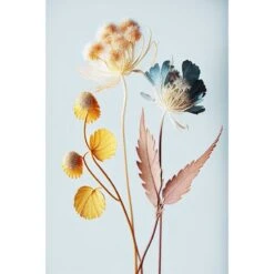 Tableau Mural Fleur Colorée