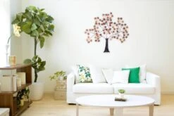 Sculpture Murale Métal Arbre à Vœux 12 Sculpture Murale Métal Arbre à Vœux -Komar Boutique 5bc2792288f74503bb602f15113037db