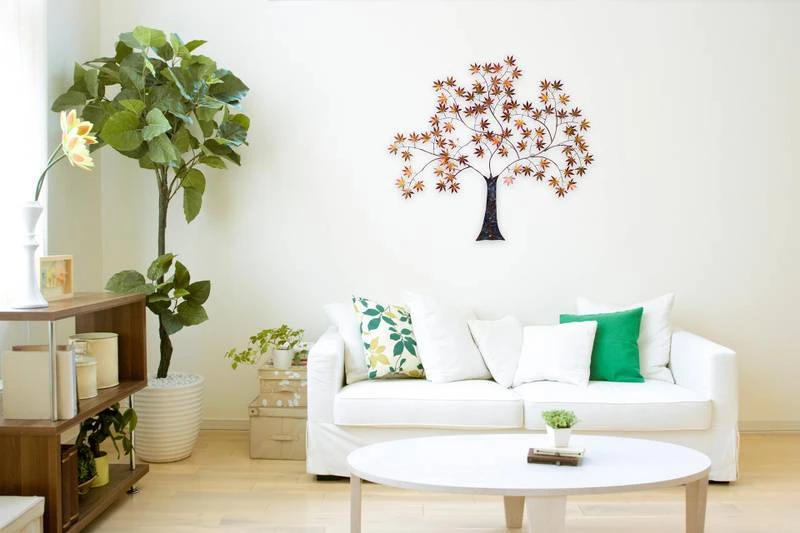 Sculpture Murale Métal Arbre à Vœux 4 Sculpture Murale Métal Arbre à Vœux – Image 2