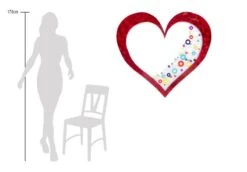 Sculpture Murale Métal Right Spot Heart 17 Sculpture Murale Métal Right Spot Heart -Komar Boutique 5cf83e14c70b41efb0eea57bc442440f