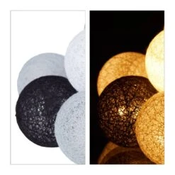 Guirlande Lumineuse LED 10 Boules Coton 27 Guirlande Lumineuse LED 10 Boules Coton -Komar Boutique 690198e25f20478dbd16dee2d88ae23d