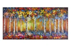 Tableau Peint à La Main Season Change