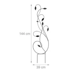 Lot De 2 Tuteurs Courbés En Métal -Komar Boutique 6a80eb0f9af04b0fbbae812f4e076cb5