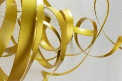 Sculpture Murale Métal Golden Braid -Komar Boutique 6d8791a2106540028dee8b1089d840e4