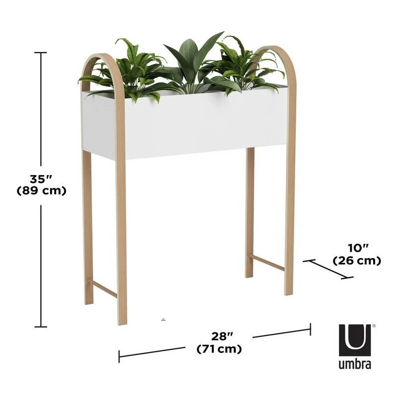 Umbra Jardinière Surélevée En Bois Et Métal Gr 6 Umbra Jardinière Surélevée En Bois Et Métal Gr – Image 4