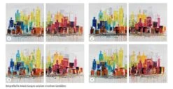 Tableau Peint à La Main City Of Lights -Komar Boutique 71ce1bf07b2f44128181205450833b17