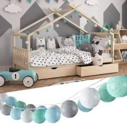 Guirlande Cotton Balls 310cm Vert -Komar Boutique 7d2a8b8354c443308e384754f1c98391