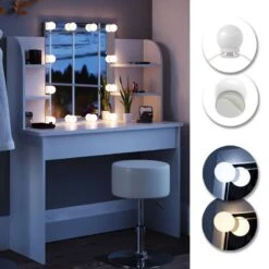 Éclairage LED Hollywood Blanc -Komar Boutique 837e65e1c1e4455089904aff6b428966