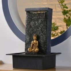 Fontaine En Résine Bouddha Zenitude -Komar Boutique 9181654d89754a6f88c071dbebf03f80