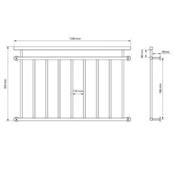 Balcon Français, Anthracite 90x128cm -Komar Boutique 924de3f8a04242f29b5e2e542e2f9f2c