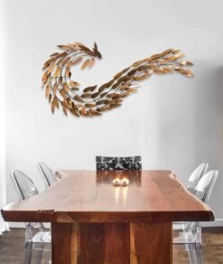 Sculpture Murale Métal Renard Roux -Komar Boutique 95468d0d1e744ab5a02affeb61a43fa0