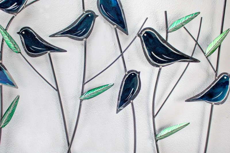 Sculpture Murale Métal Monticoles Bleus 10 Sculpture Murale Métal Monticoles Bleus – Image 8