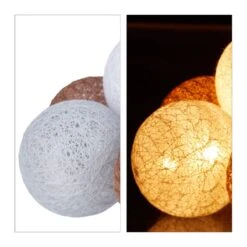 Guirlande Lumineuse LED 10 Boules Coton 34 Guirlande Lumineuse LED 10 Boules Coton -Komar Boutique 9a2ecdb1473849d4a19cd15bb15ee056