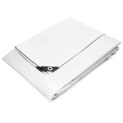 Bâche De Protection 8x12m 180g/m² Blanc