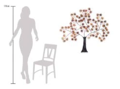 Sculpture Murale Métal Arbre à Vœux 17 Sculpture Murale Métal Arbre à Vœux -Komar Boutique 9cfcb6726fac4bb790b03947009a817c