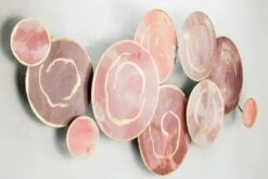 Sculpture Murale Métal Éclat Nacré -Komar Boutique 9eaf1f6c85c045b9a44adc9ee95d5da9