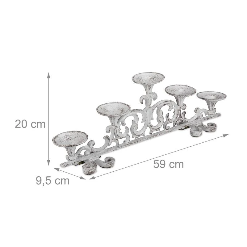 Chandelier 5 Bras Antique 6 Chandelier 5 Bras Antique – Image 4