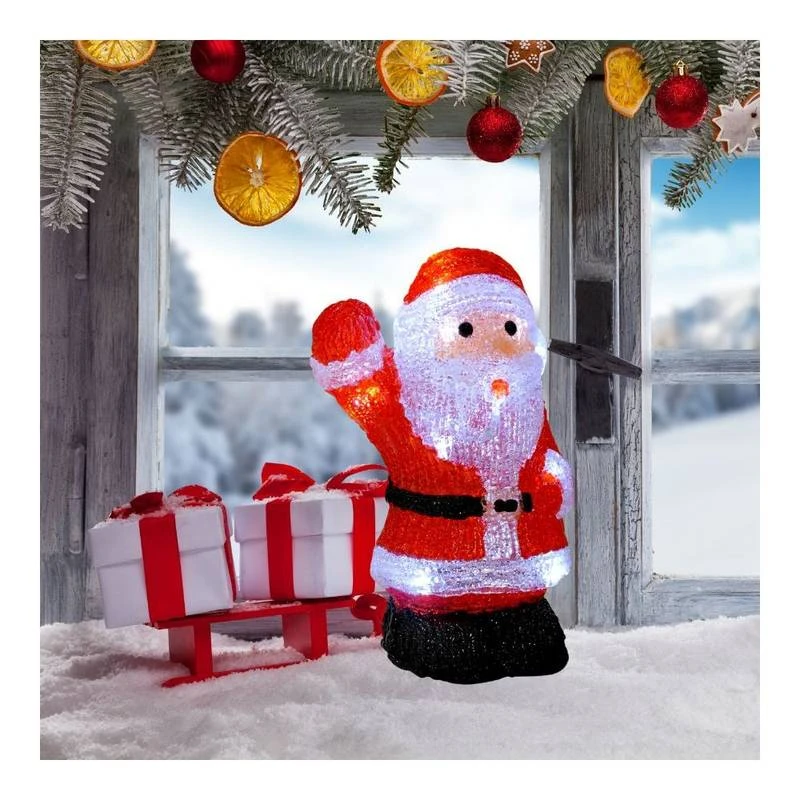 Père Noël Saluant Intérieur Noël 4 Père Noël Saluant Intérieur Noël – Image 2