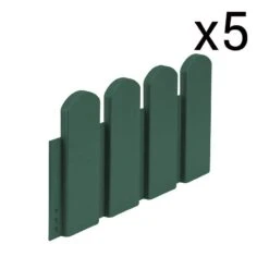 Pack X5 Bordures De Jardin Plates