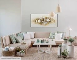 Tableau Peint à La Main Slick As A Brick -Komar Boutique a6ece2513b6b42328a892140cedafc0c