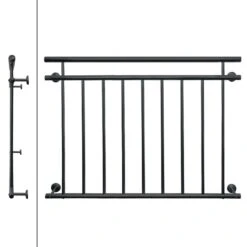 Balcon Français, Anthracite 90x128cm -Komar Boutique ad431d164fd148cfa86e5fd60cc18e7f