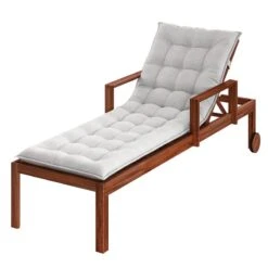 Coussin Pour Chaise Longue Garden Basic -Komar Boutique auflage fuer gartenliege garden basic webstoff weiss 5131664