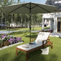 Coussin Pour Chaise Longue Garden Basic -Komar Boutique auflage fuer gartenliege garden basic webstoff weiss 5200196