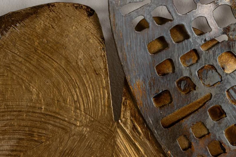 Sculpture Murale Gilded Water Lilies 9 Sculpture Murale Gilded Water Lilies – Image 7