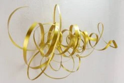 Sculpture Murale Métal Golden Braid -Komar Boutique b98340d4702e4a18b0cf5d63f01ba002