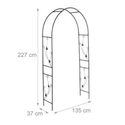 Arche à Rosiers Noire -Komar Boutique bc27103d2bed4f099f3ca49008bbe7f3