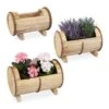 Jardinières En Bois En Lot De 3 -Komar Boutique d3ee64f1060e43659f29312e113959a3
