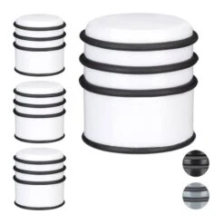 Butoir De Porte Noir En Lot De 4 -Komar Boutique d936aacb54d94fe7b3b2ebee8826f011