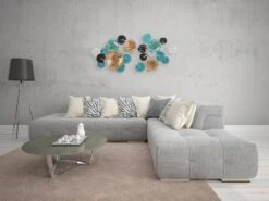 Sculpture Murale Métal Frosty Field -Komar Boutique df59a16d1bcb425dba71a76848fd7eca