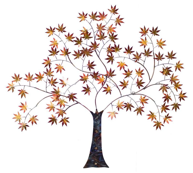 Sculpture Murale Métal Arbre à Vœux 3 Sculpture Murale Métal Arbre à Vœux