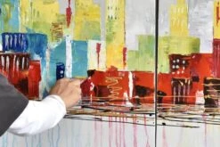 Tableau Peint à La Main City Of Lights -Komar Boutique eb9812ac66f24becb7d4f394e5cb4985