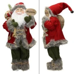 Figurine De Père Noël 24x14x47cm Blanc -Komar Boutique efffde364fef4c8caf304abb98b22296