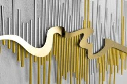 Sculpture Murale Métal Organism Of Time -Komar Boutique f330b84c17c244a1857f72f1e8dbda50