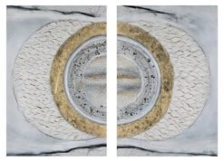 Tableau Peint à La Main Charming Duo