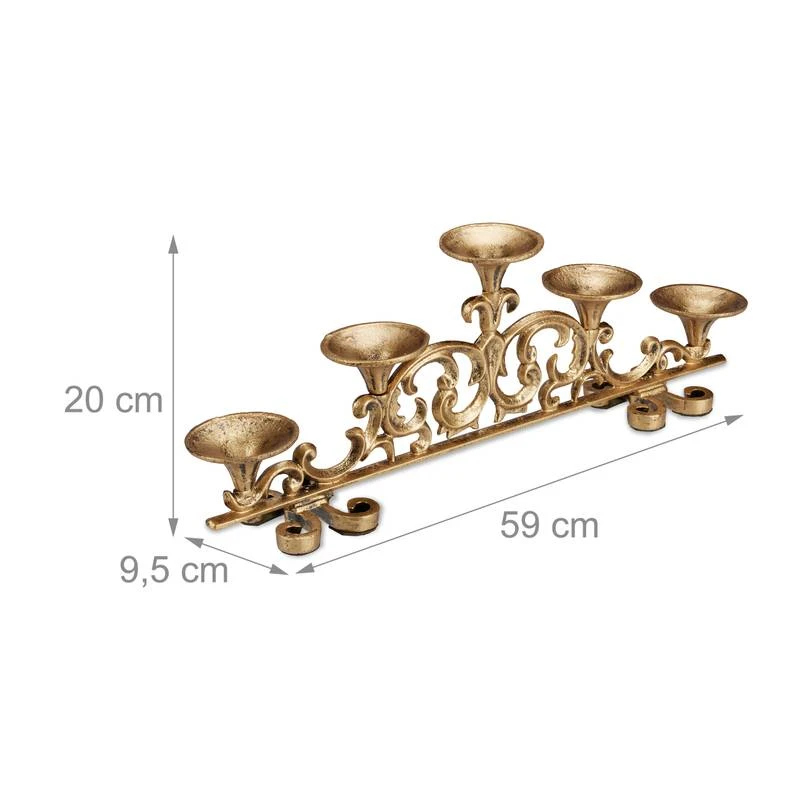 Chandelier 5 Bras Antique 12 Chandelier 5 Bras Antique – Image 10