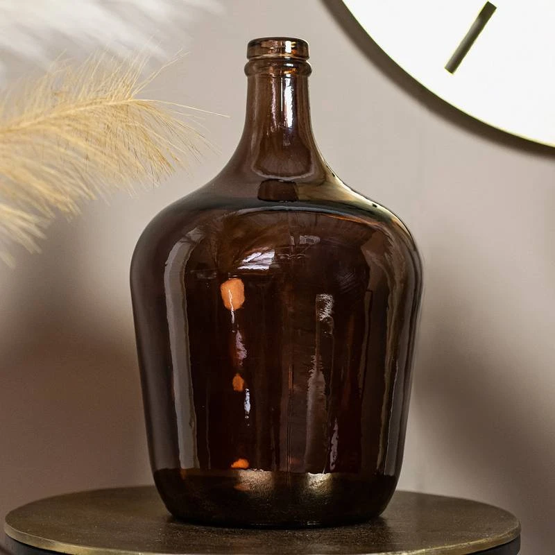 Dame Jeanne Ambre 4 L En Verre Recyclé 4 Dame Jeanne Ambre 4 L En Verre Recyclé – Image 2