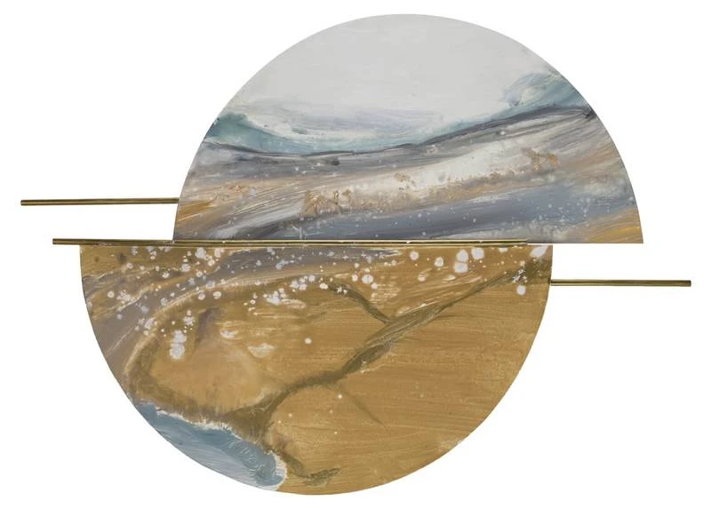 Sculpture Murale Métal Milieu Doré 3 Sculpture Murale Métal Milieu Doré