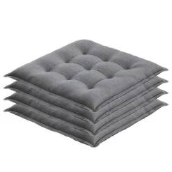 Coussins Garden Basic (lot De 4) -Komar Boutique sitzkissen garden basic 4er set webstoff grau 5131552